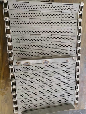 SS304 Slat ζωνών μεταφορέων πλέγματος καλωδίων ανοξείδωτου αλυσίδα